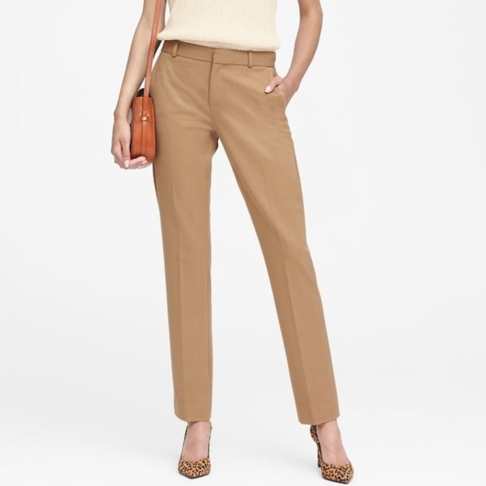 Banana Republic Ryan Slim-Straight Tan Pants